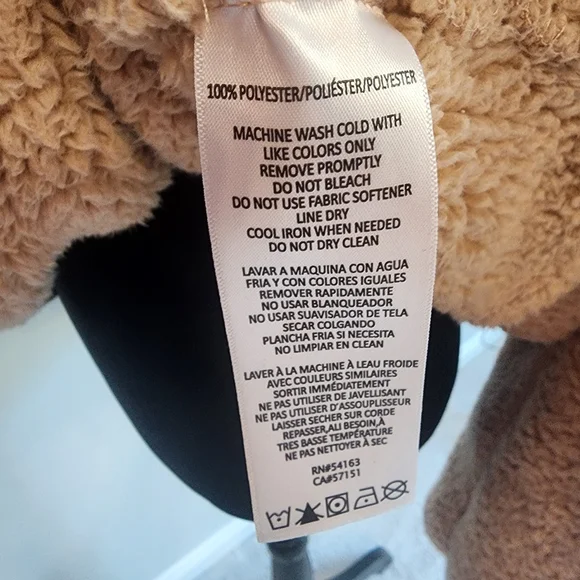 Cozy Women's Teddy Sherpa Jacket - Tan - Picture 4 of 6